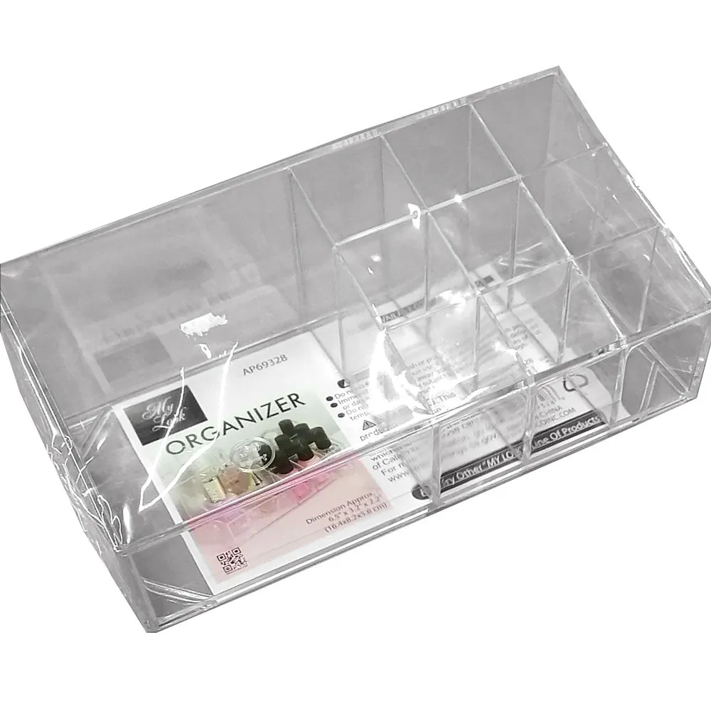 1 Clear Lipstick Display Holder Acrylic Cosmetic Organizer Makeup Storage Case