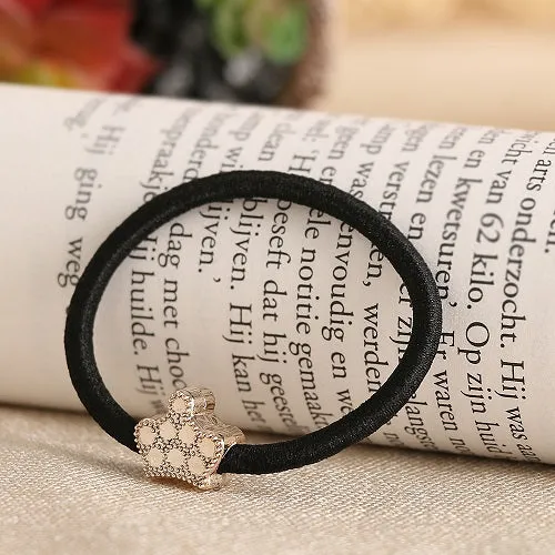 10Pcs/lot Cute Kawaii Fashion Women Girl Elastic Hair Rubber Band Rope Scrunchie Ponytail Holder Hair Band Accessories