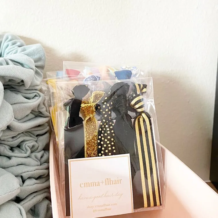 5 Pack Hair Ties, Assorted