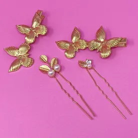 Antique Garden Hair Clip Set