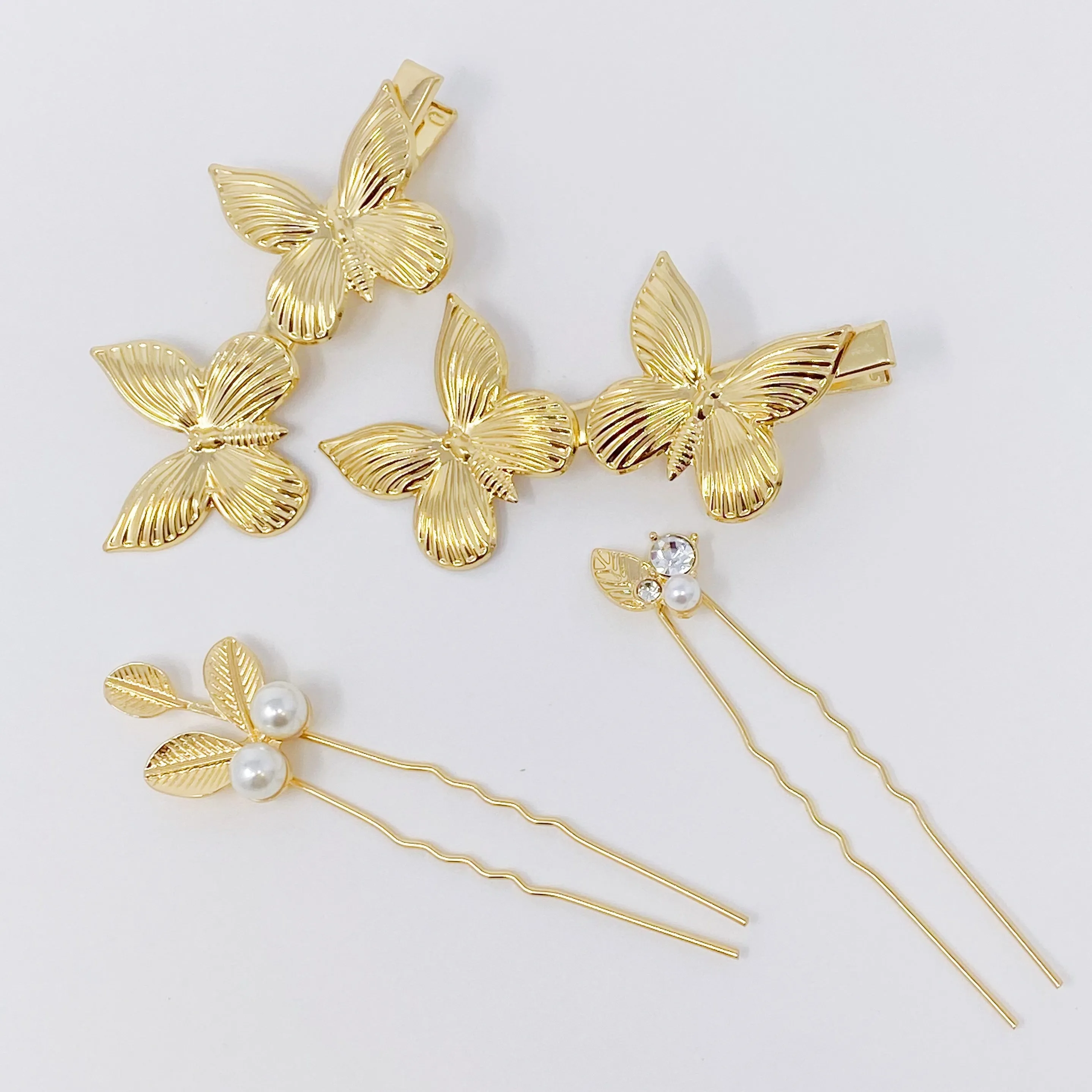 Antique Garden Hair Clip Set