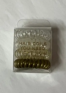 Blonde Hair Coils - Pack of 4