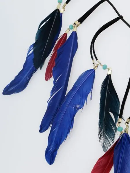 Bohemian Feather Hair Band