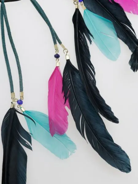 Bohemian Feather Hair Band