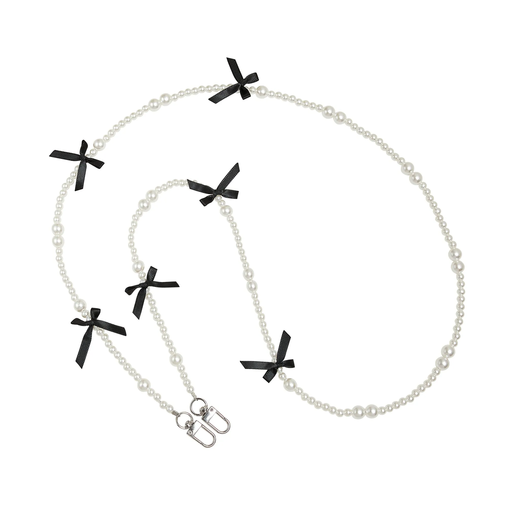 Bowknot Pearl Cross-body Phone Strap