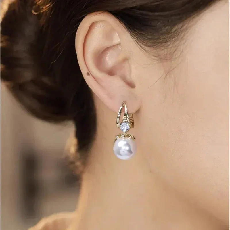 BUY 1 GET 1 FREE (2 pairs)Sparkly Huggie Dangle Earrings for Women