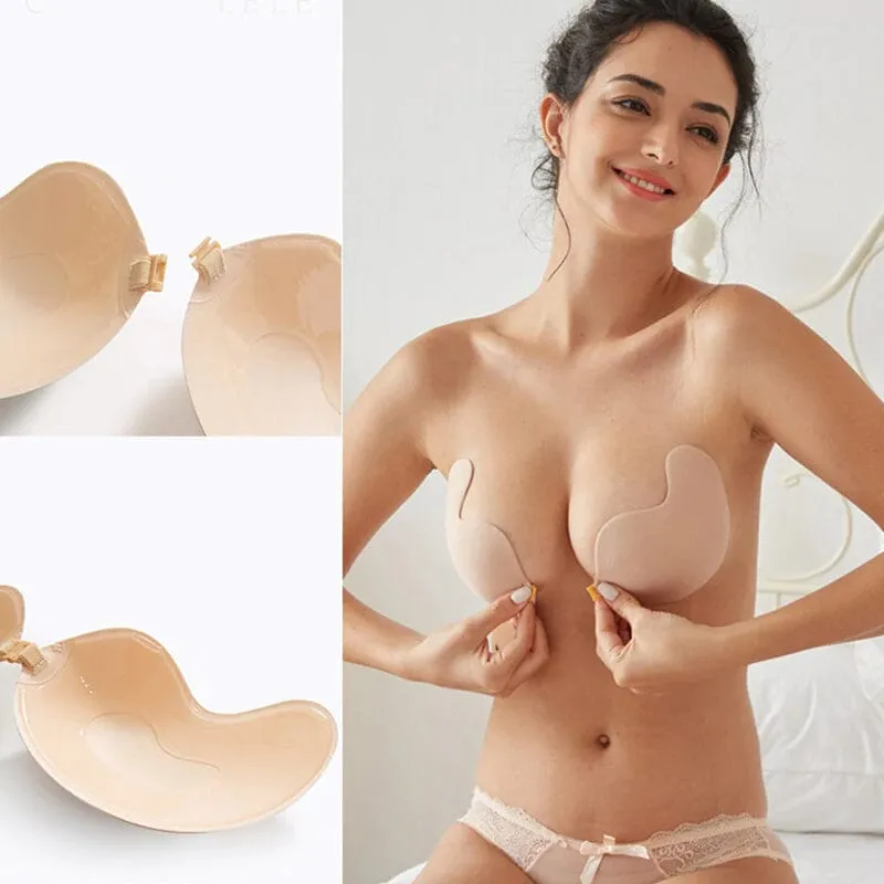 BUY 1 GET 1 FREE(2 PAIRS) - EACH ONLY 4.49!!Adhesive Push-up Bra