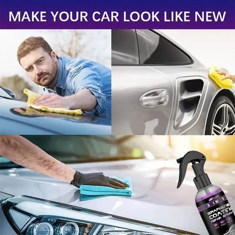 Buy 2 Get 1 Free3 in 1 Ceramic Car Coating Spray