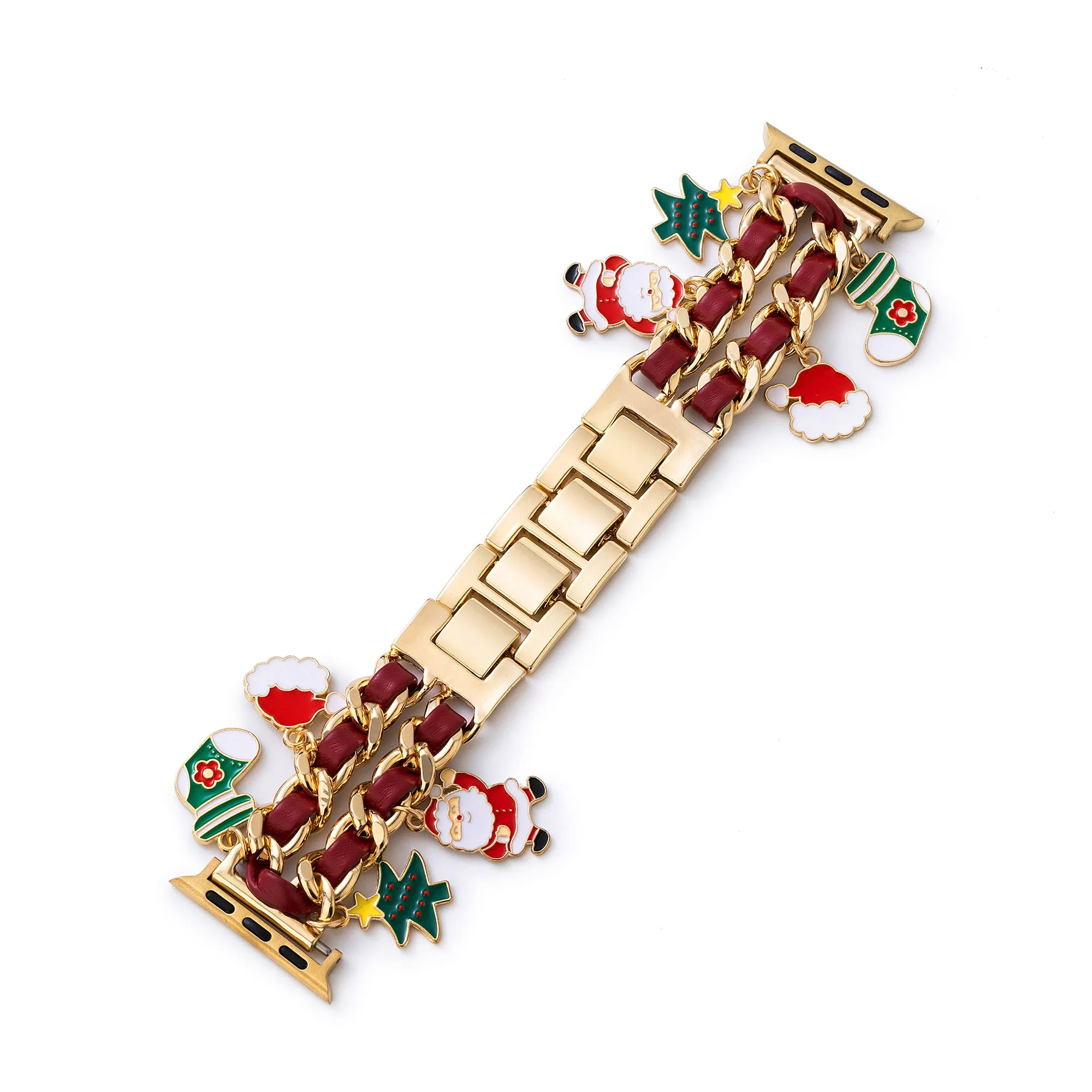 Christmas Double Twist Watch Band