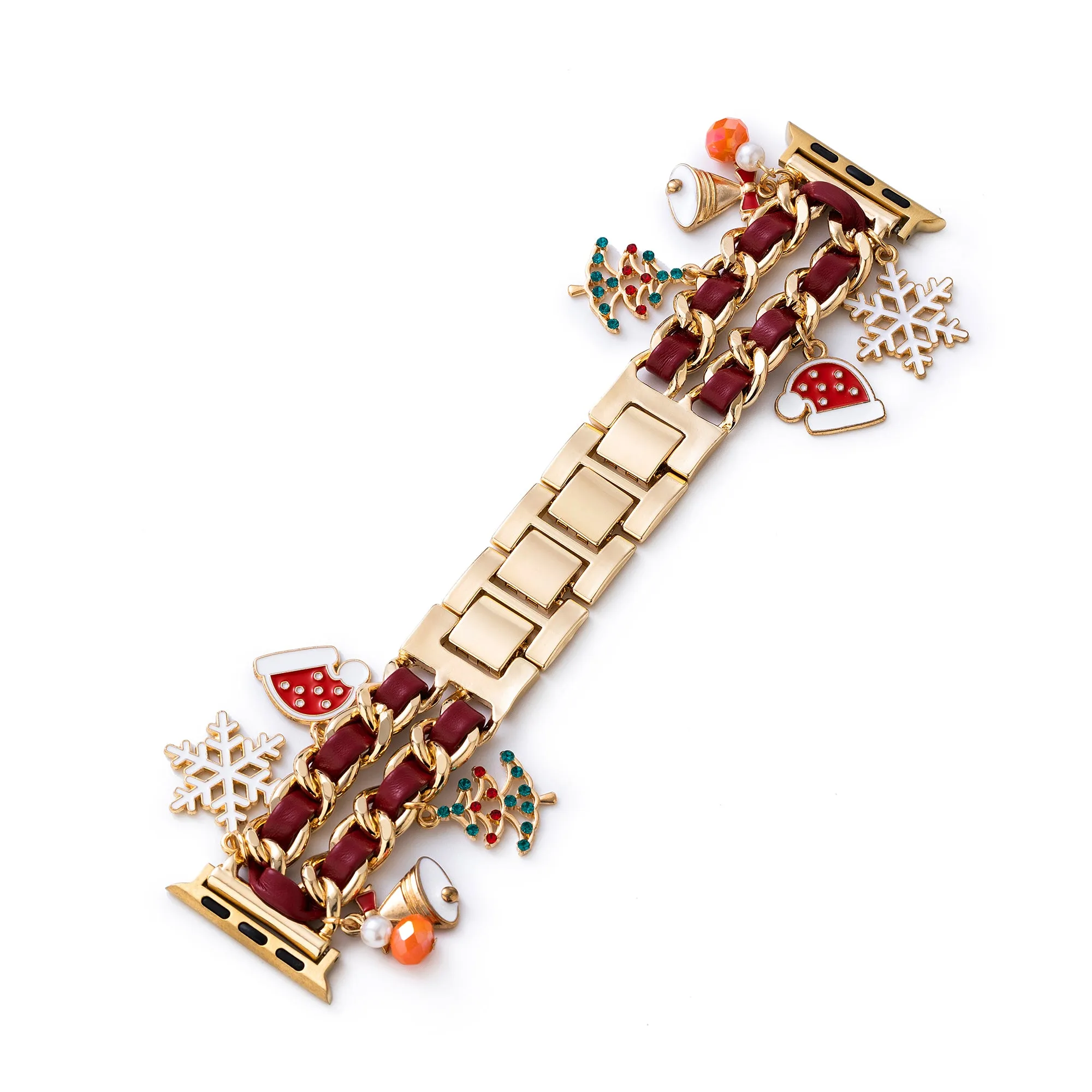 Christmas Double Twist Watch Band