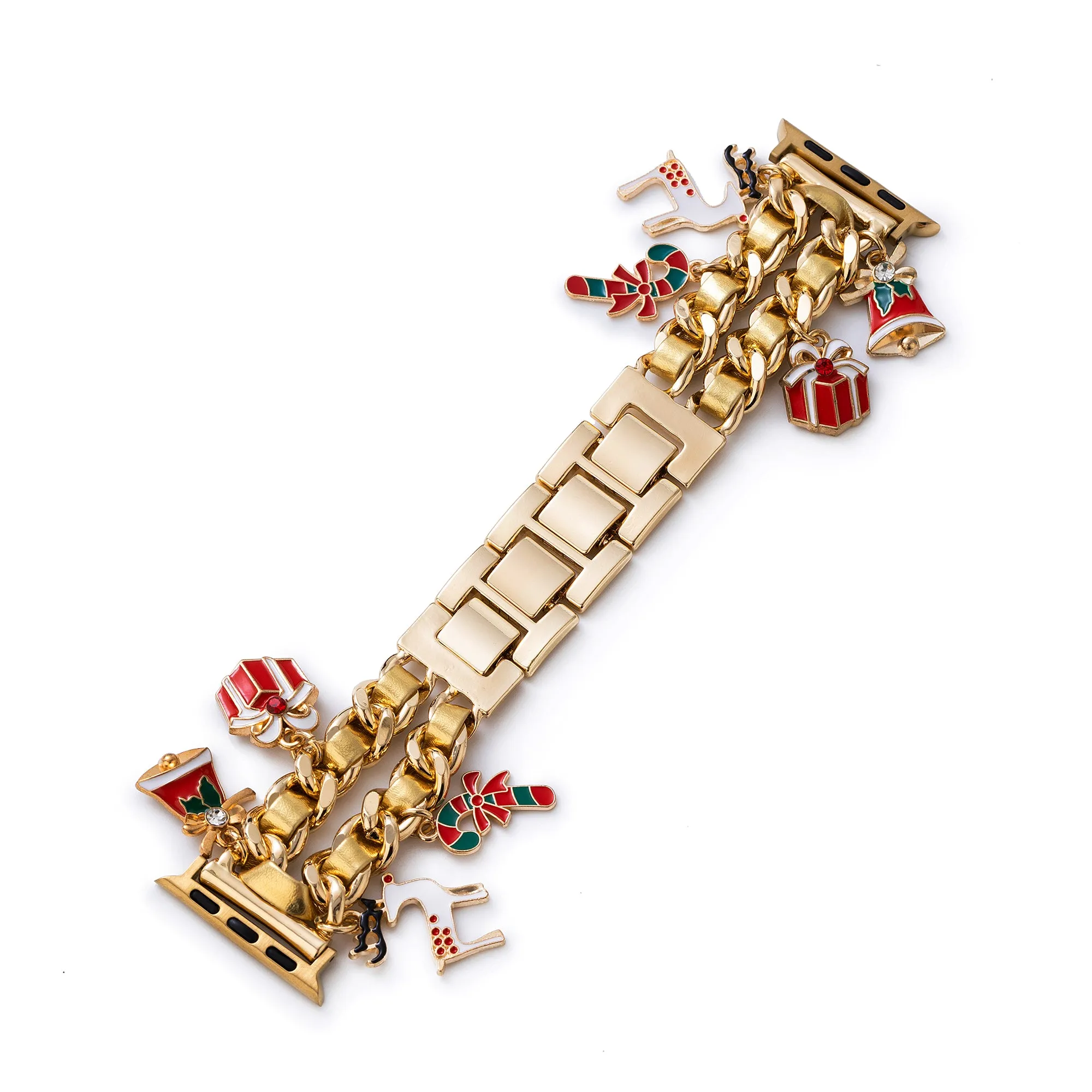 Christmas Double Twist Watch Band