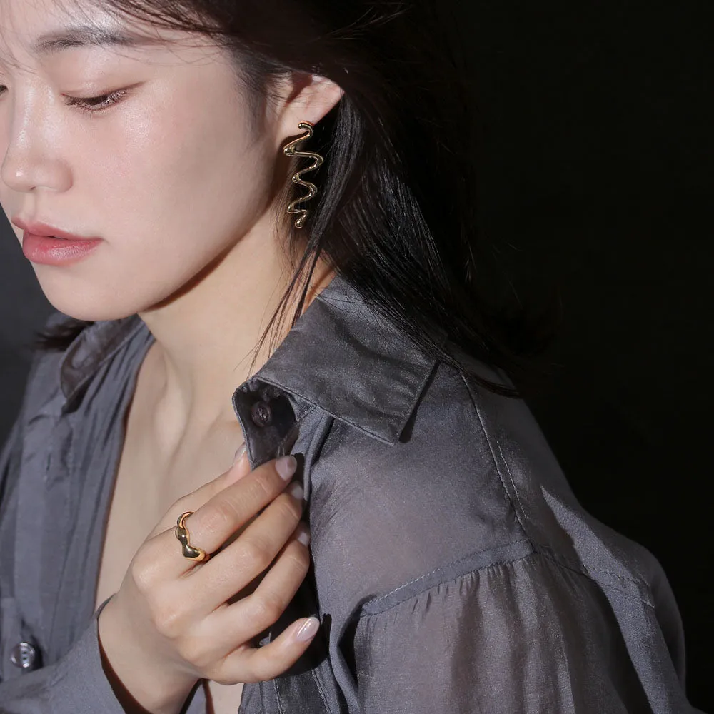 Chunky Wave Ring