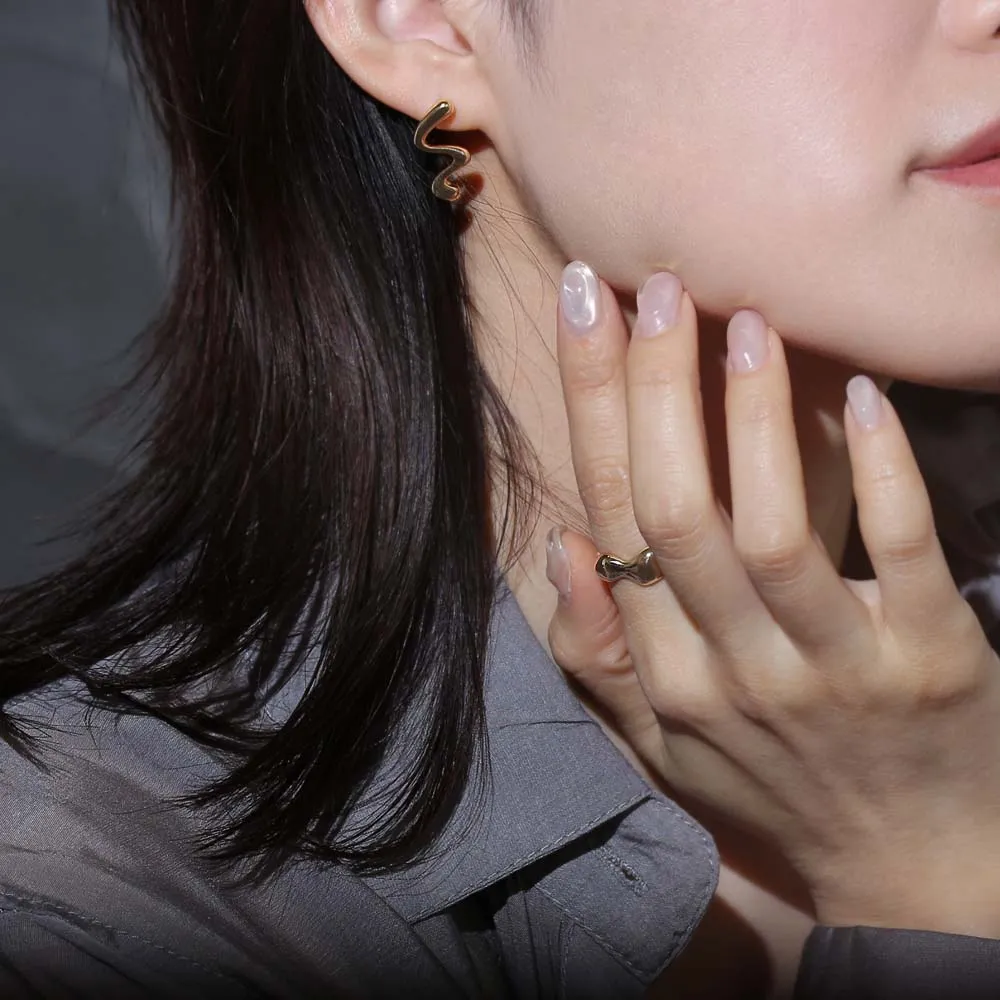 Chunky Wave Ring
