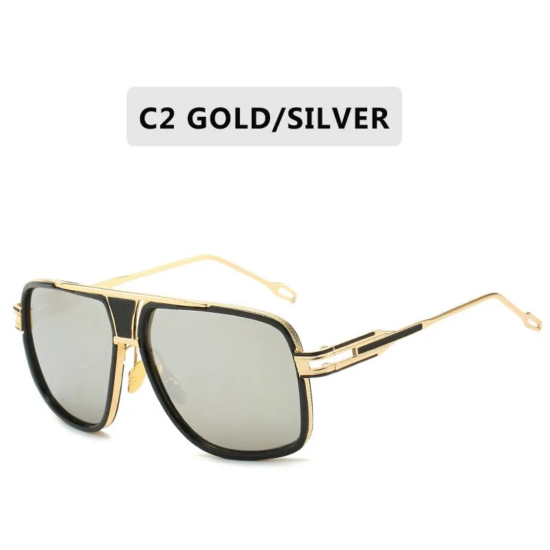 Classic Mirrored Luxury Men Sunglasses