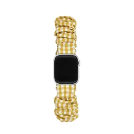 Elastic Plaid Watch Band