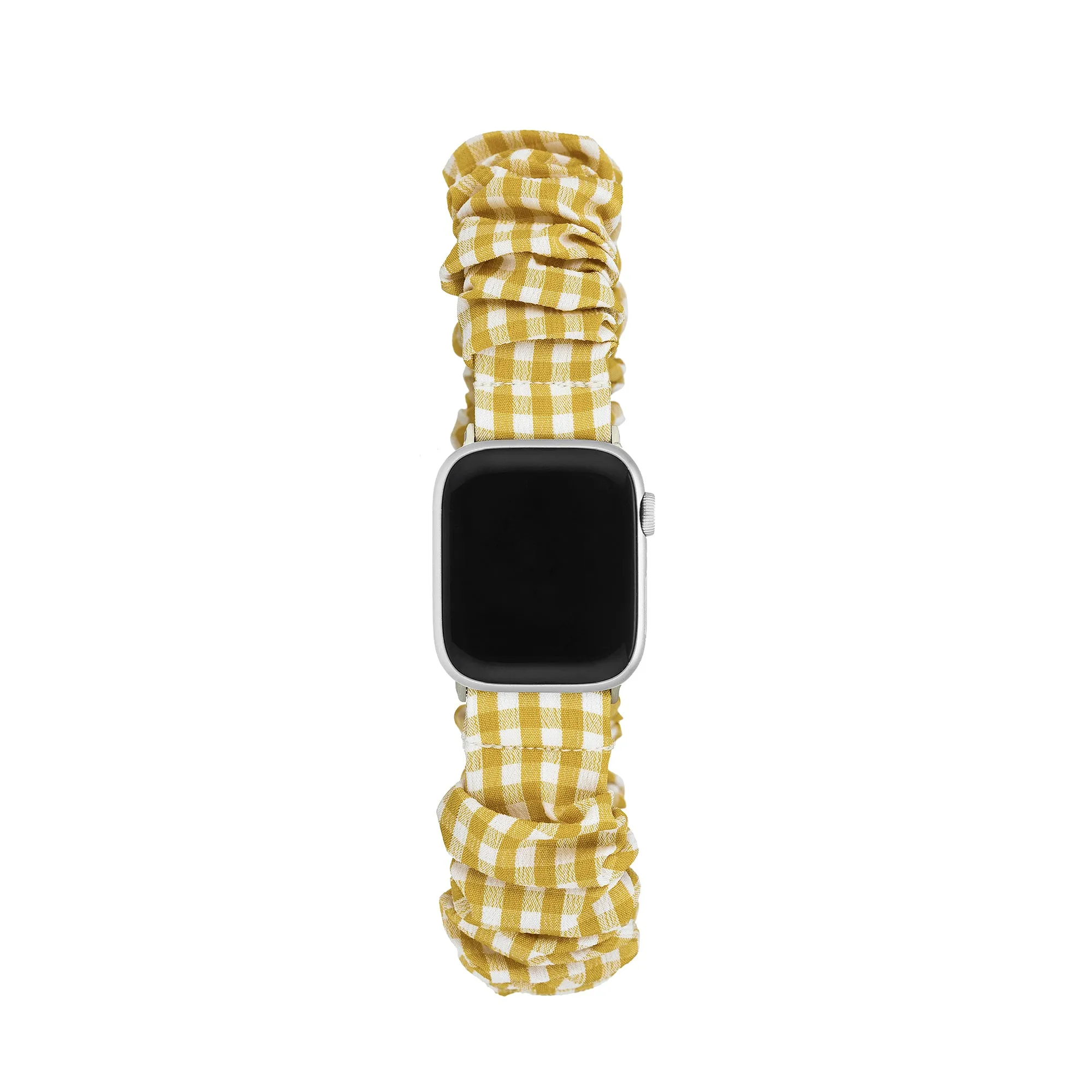 Elastic Plaid Watch Band