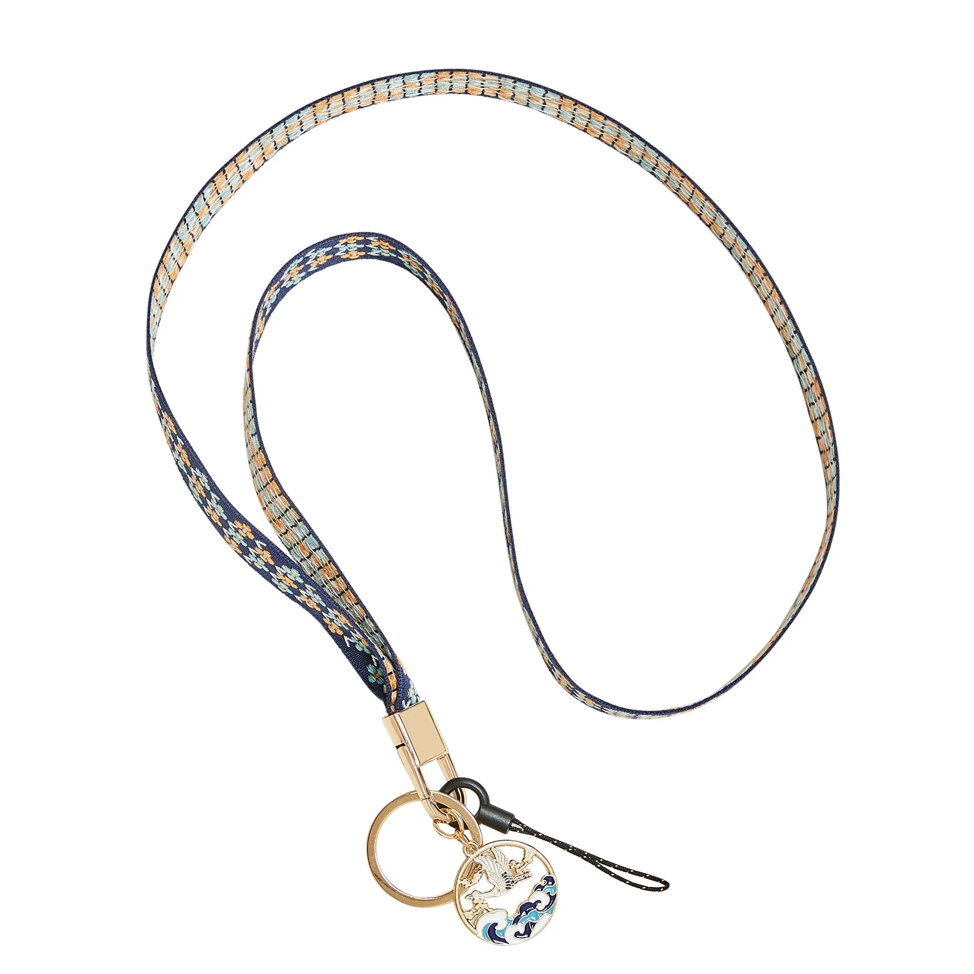 Exotic Lucky Phone Strap with Keyring