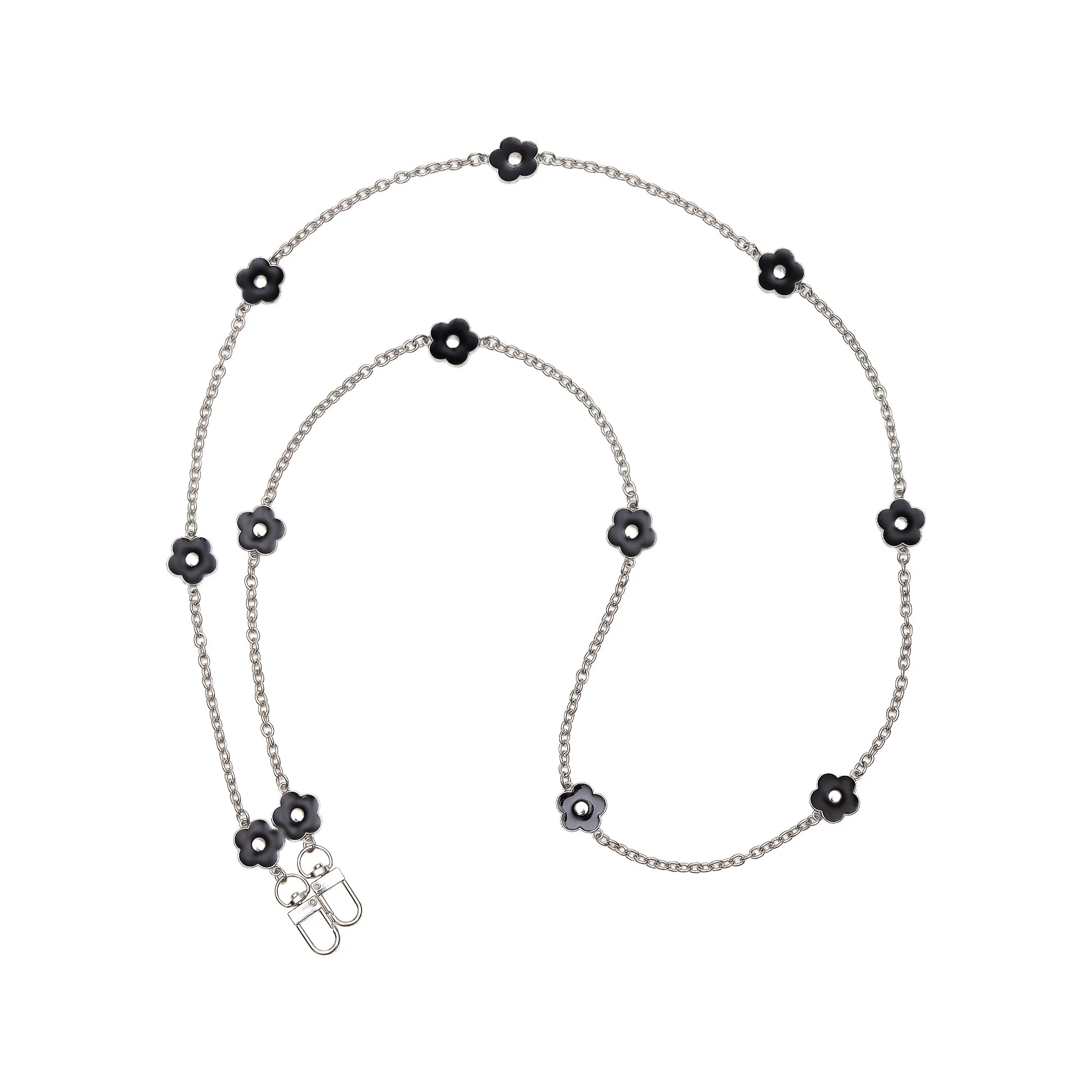 Flower Decored  Cross-body Phone Chain