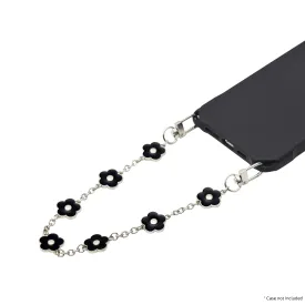 Flower Decored Phone Wristlet Chain