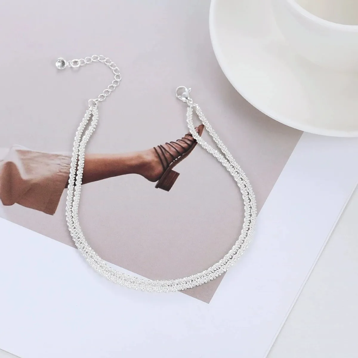 LAST DAY - BUY 1 GET 1 FREEDainty Layered waterproof anklet