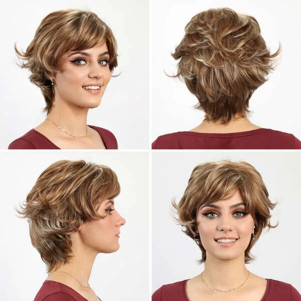 Loana - Professionally styled layered wig