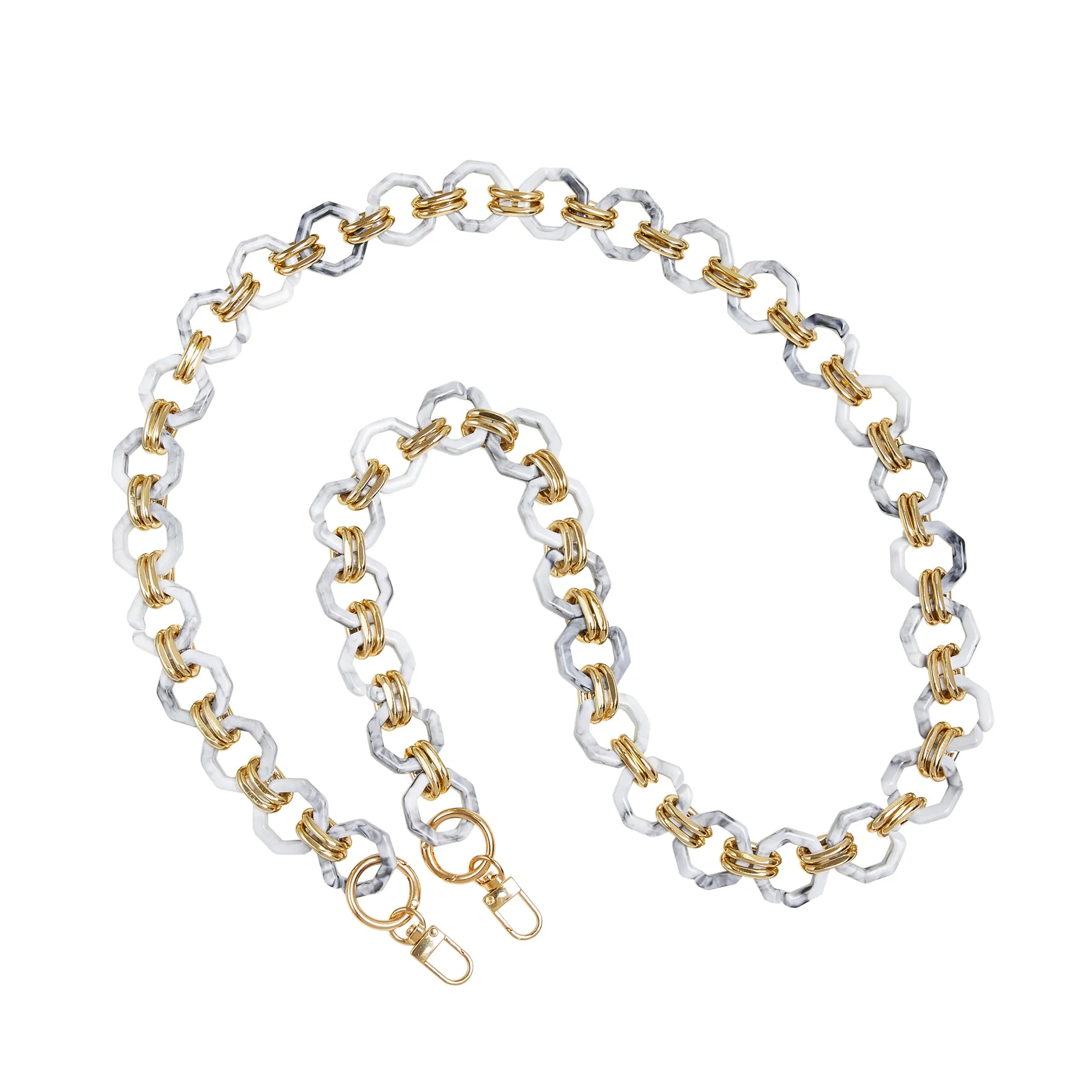 Marbling Pattern Cross-body Phone Chain