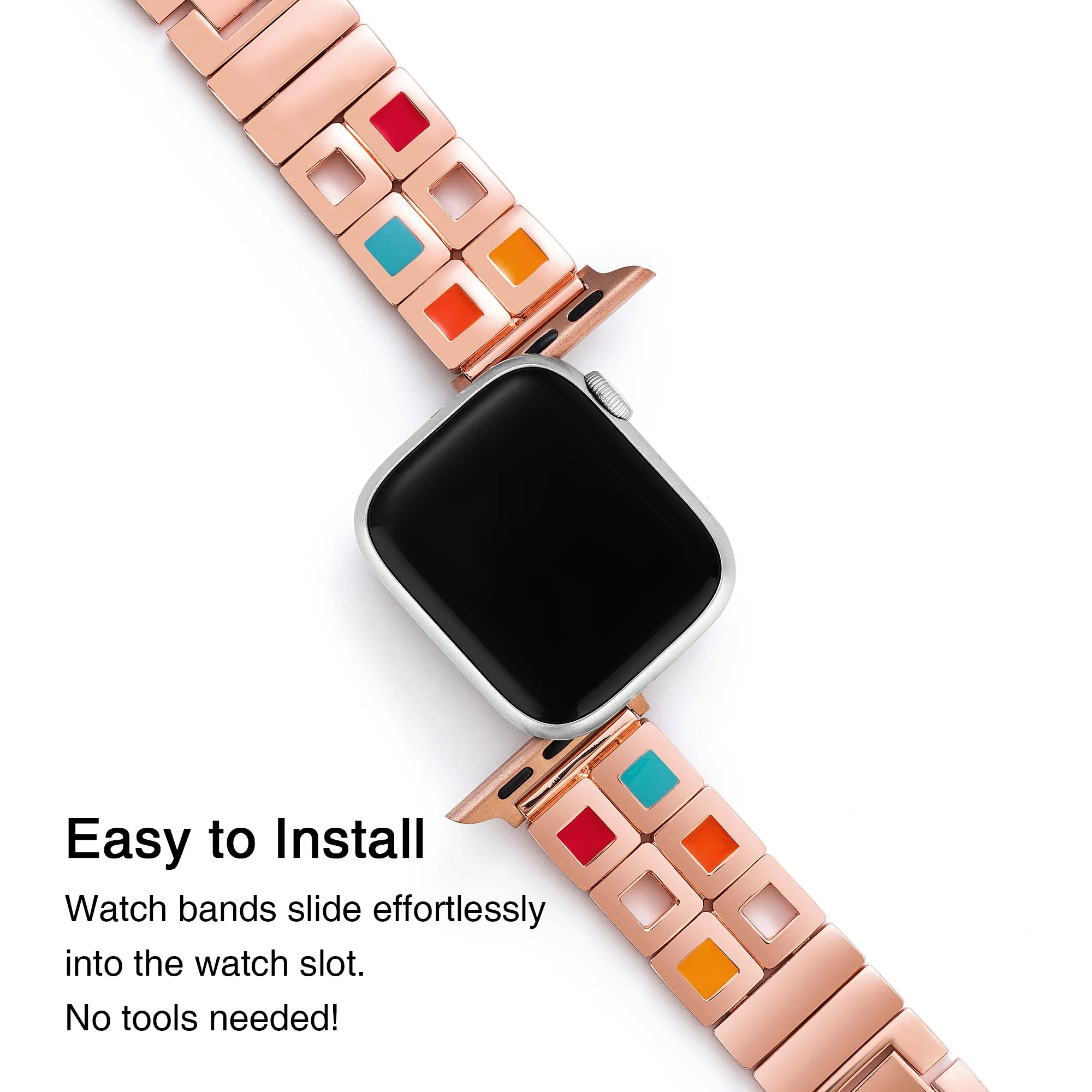 Maze Cube Metal Watch Band