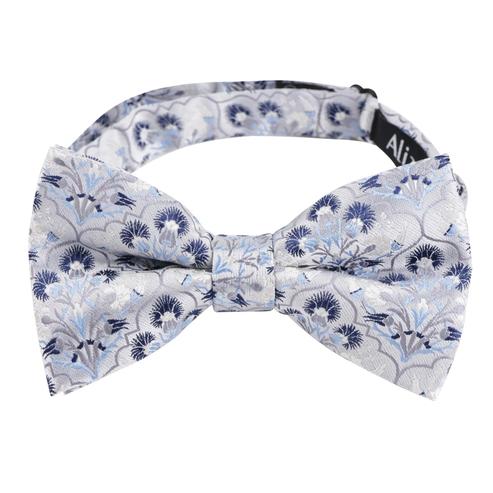 Men's Floral Bow Tie, Pocket Square and Cufflinks Set Stylish Bow Tie Set-052