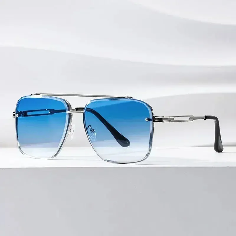 New Fashion Luxury Classic Mach Six Style Gradient Lens Men's Sunglasses