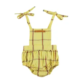 PIUPIUCHICK CHECKERED TIES ROMPER