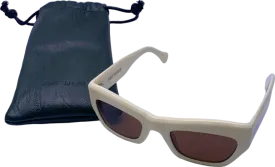 Port Tanger Ivory Square Sunglasses One Size