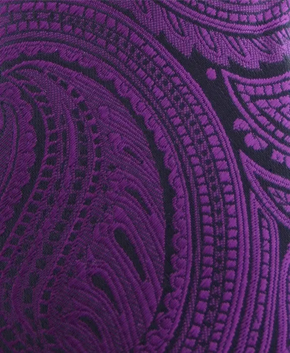 Purple Paisley Teen Tie