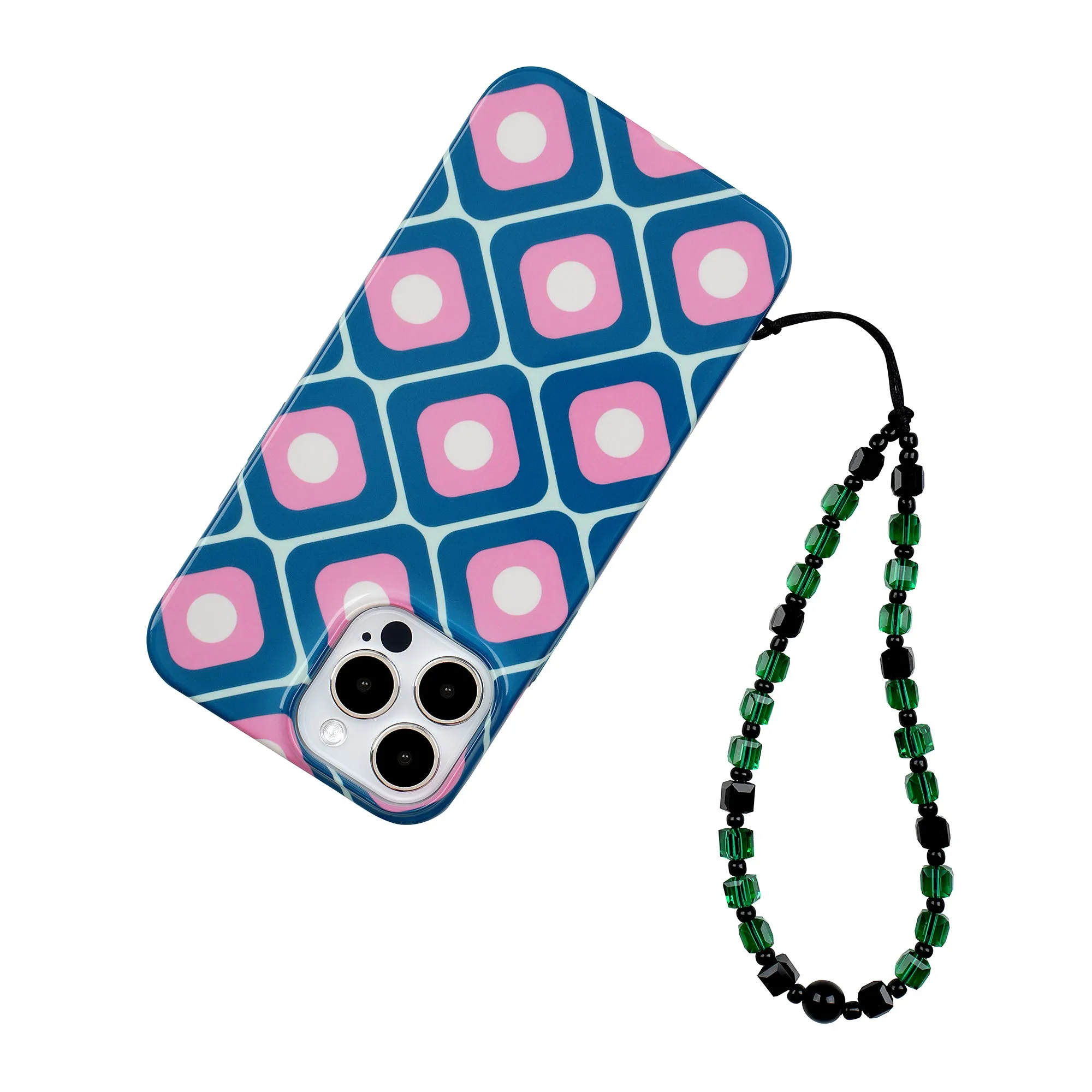 Quartz Crystal Beaded Phone Charm