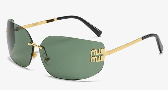 "Uptown Boss" Women Rimless Fashion Sunglasses