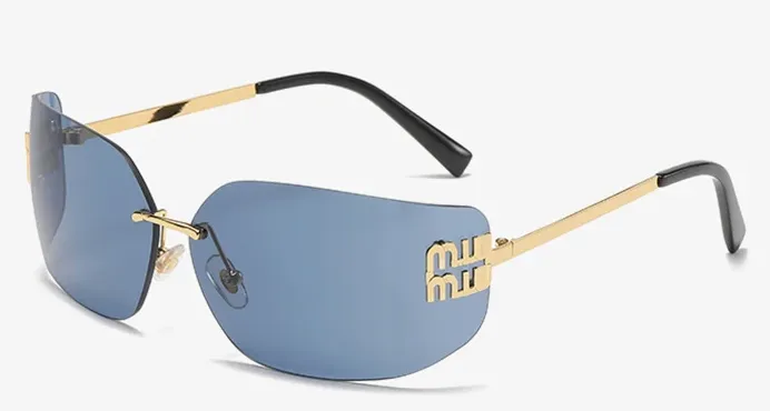"Uptown Boss" Women Rimless Fashion Sunglasses