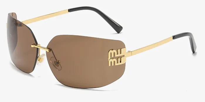"Uptown Boss" Women Rimless Fashion Sunglasses