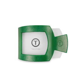 Shamrock Shimmer Large Flat Square Teleties Clip
