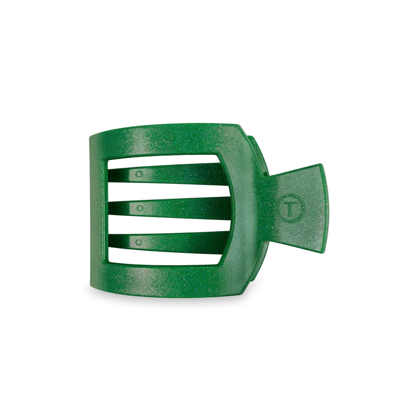 Shamrock Shimmer Medium Flat Square Clip