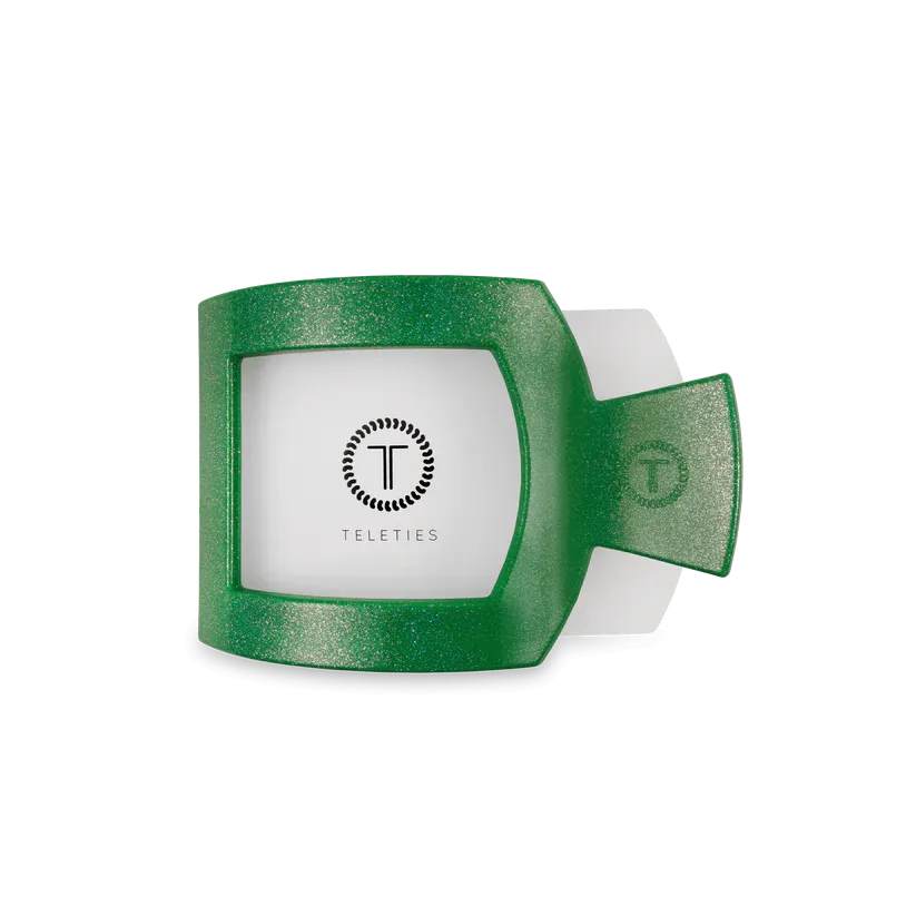 Shamrock Shimmer Medium Flat Square Clip
