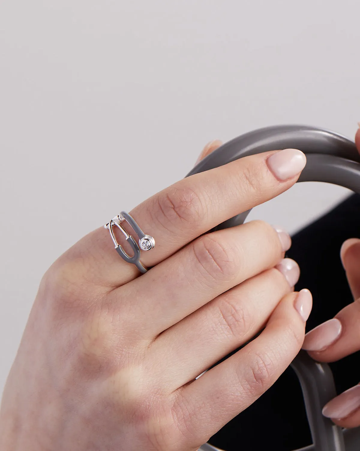 Stethoscope Enamel Ring