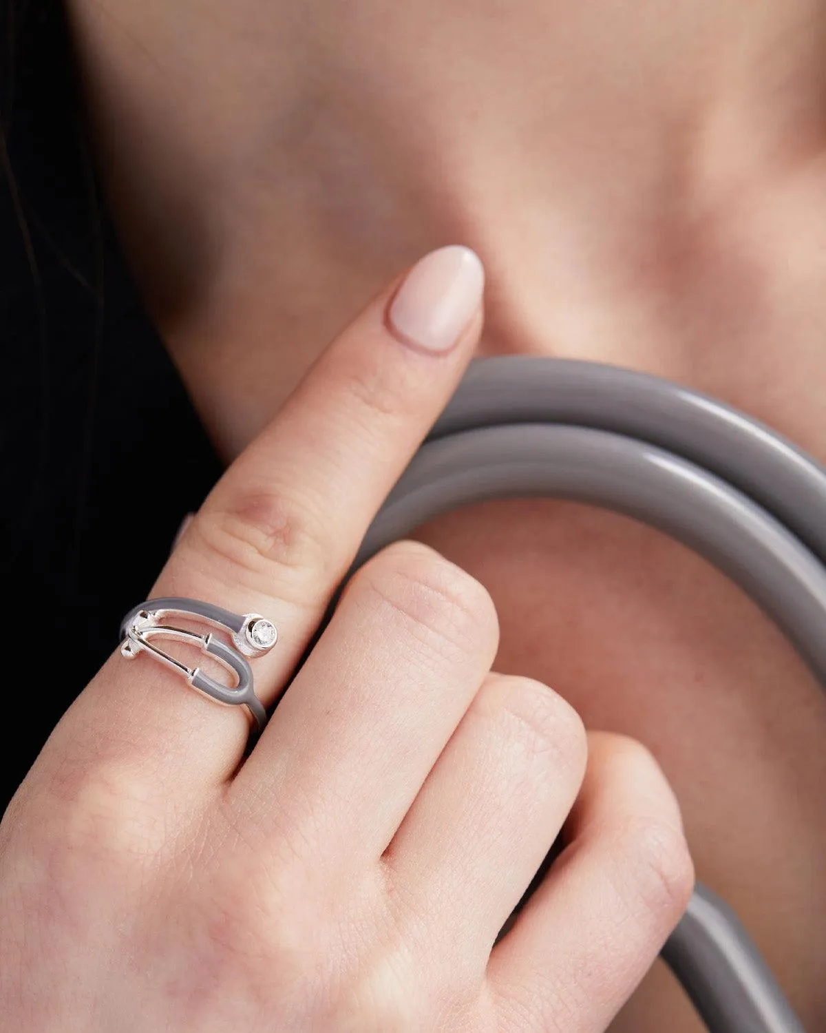 Stethoscope Enamel Ring