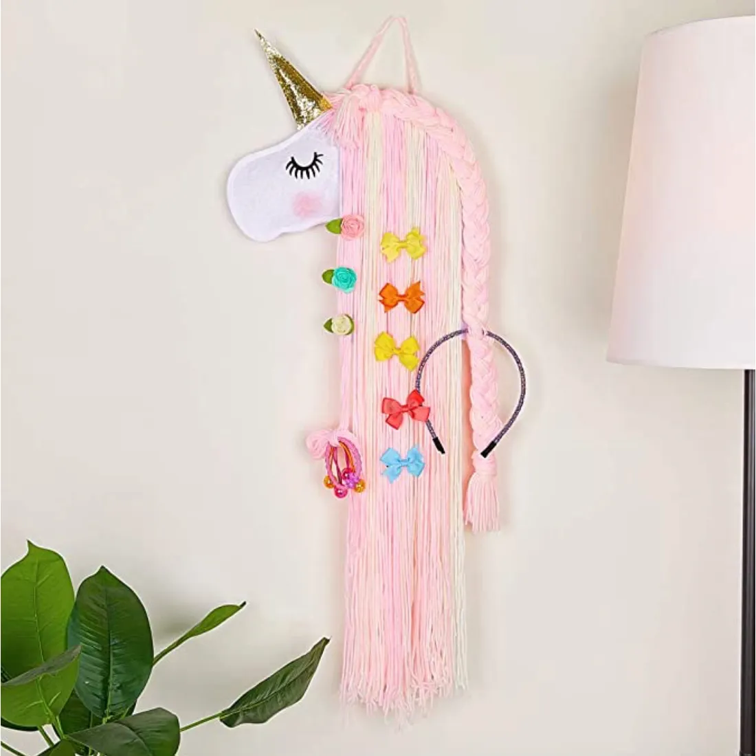 Unicorn Hair Clips Holder