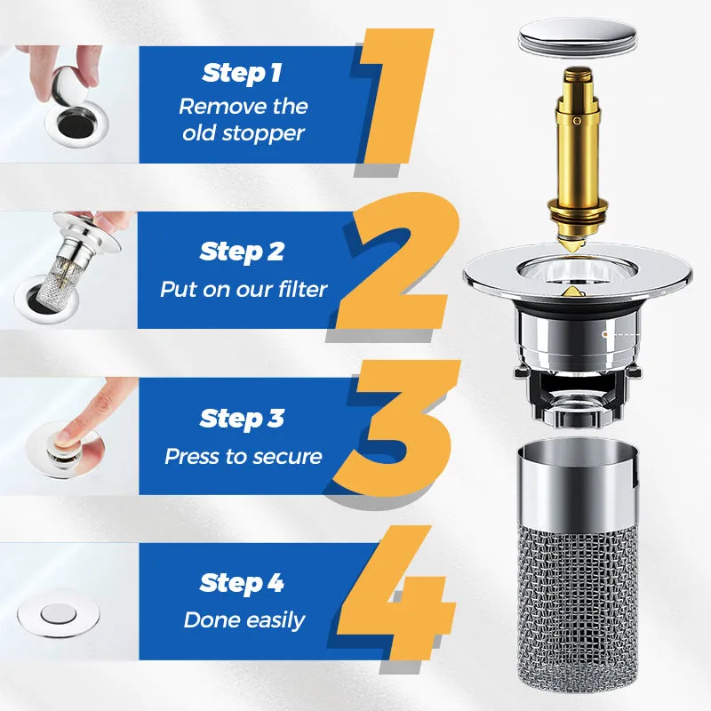 Universal Pop-up Sink Drain FilterBUY 1 GET 1 FREE