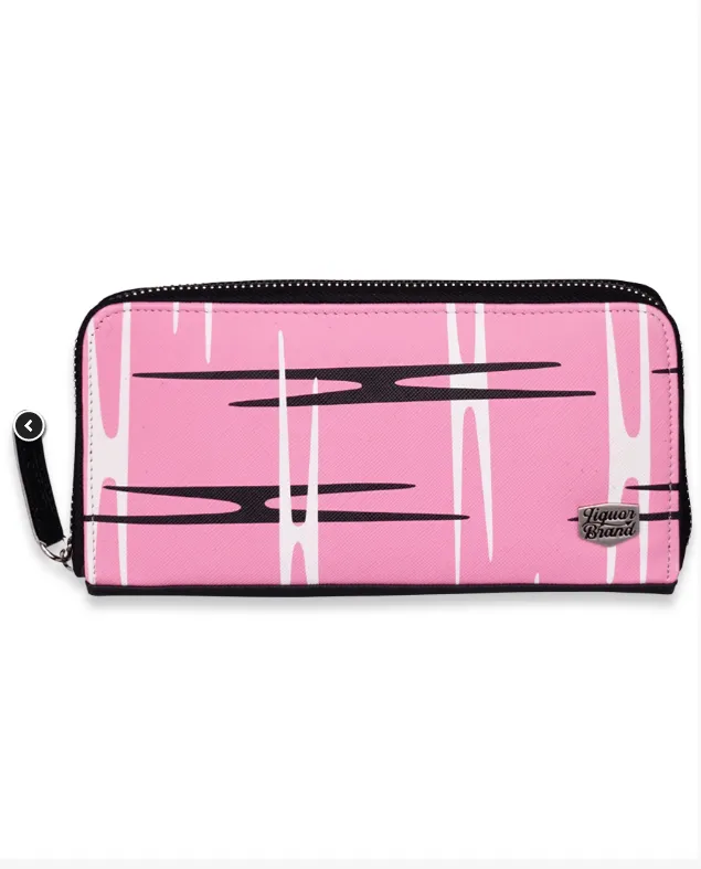 Womens Wallet  Liquorbrand Atomic Pink