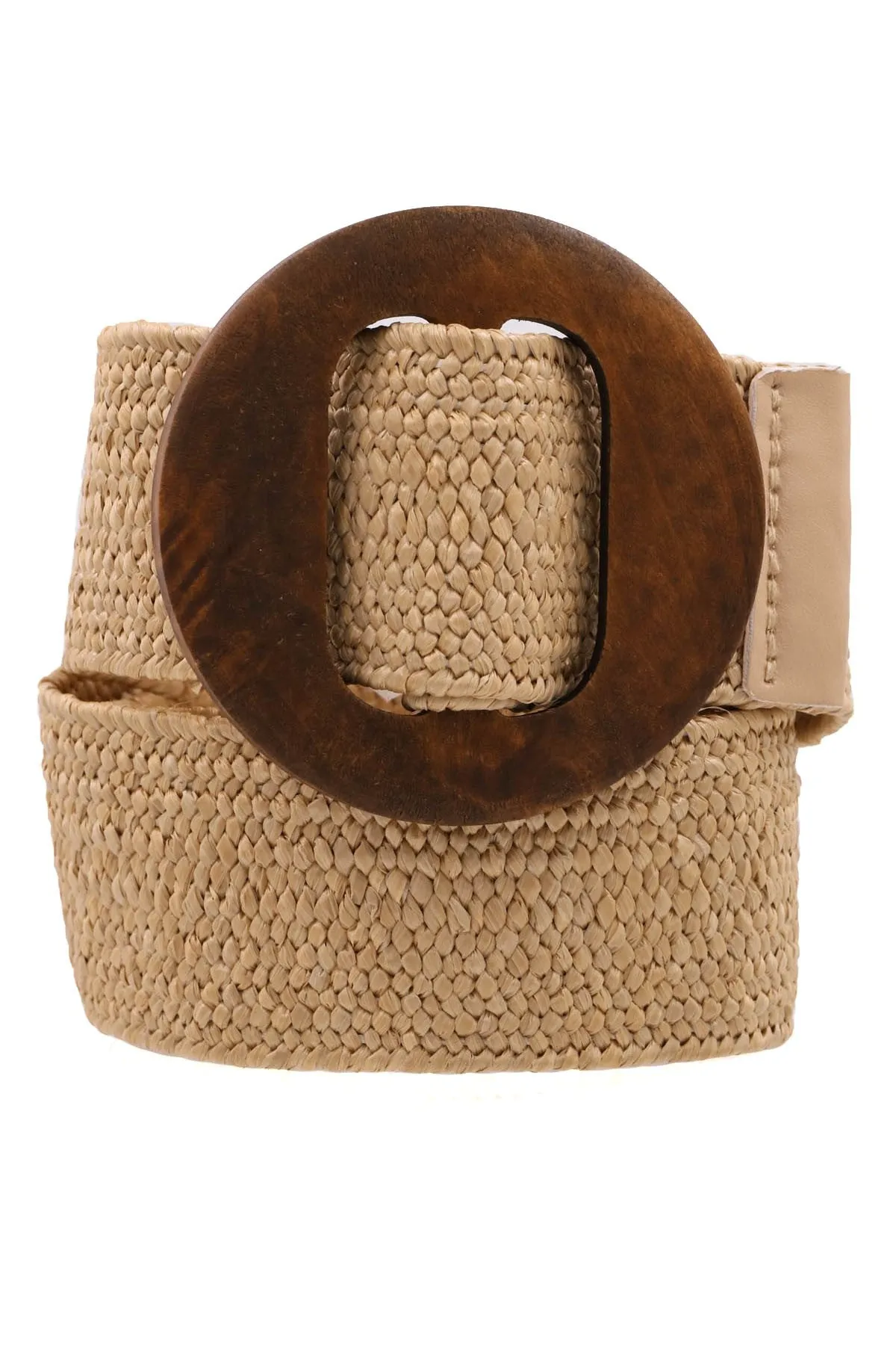 Wooden Circle Straw Belt